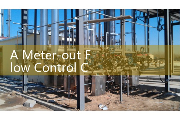 A Meter-out Flow Control Circuit: Pneumatic component velocity regulation standards.